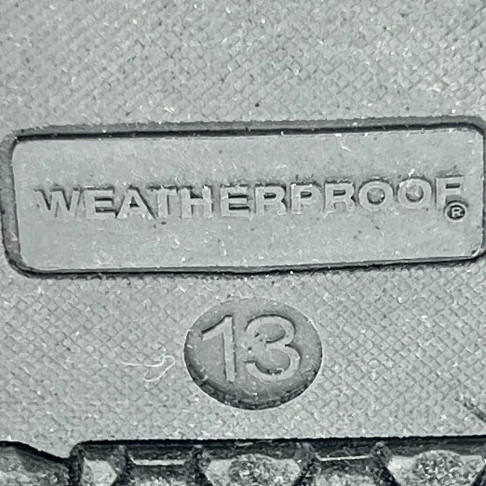 Weatherproof Mens 1624753 Gray Slope Memory Foam Faux Fur Size 13M Sneakers